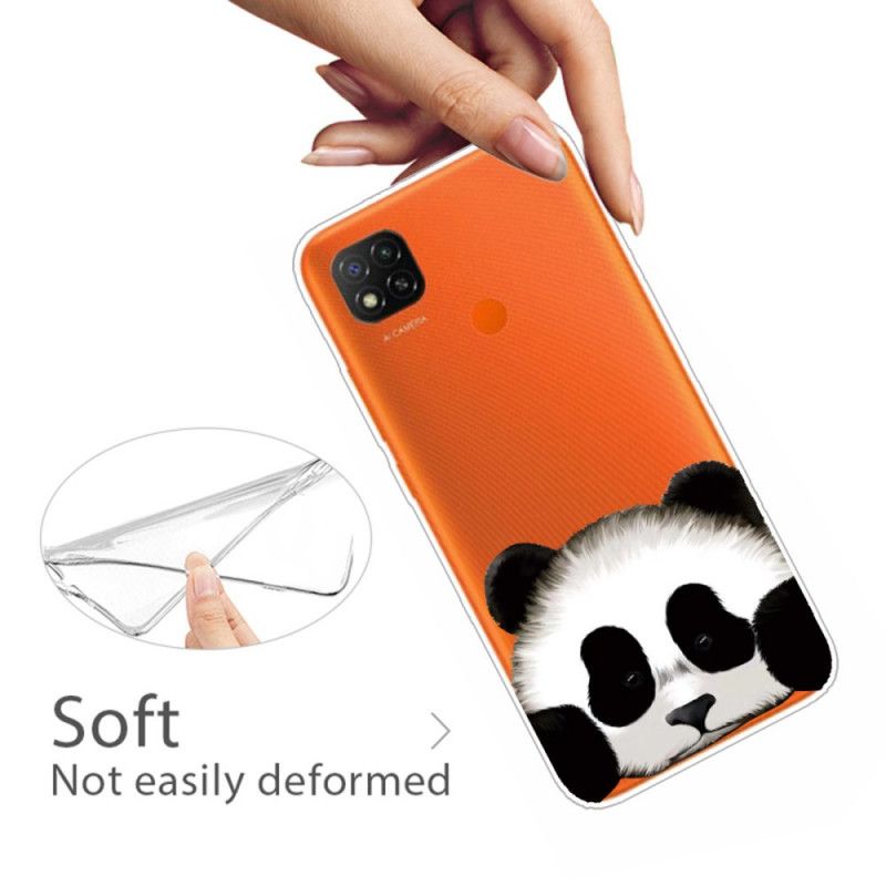 Deksel for Xiaomi Redmi 9C Gjennomsiktig Panda