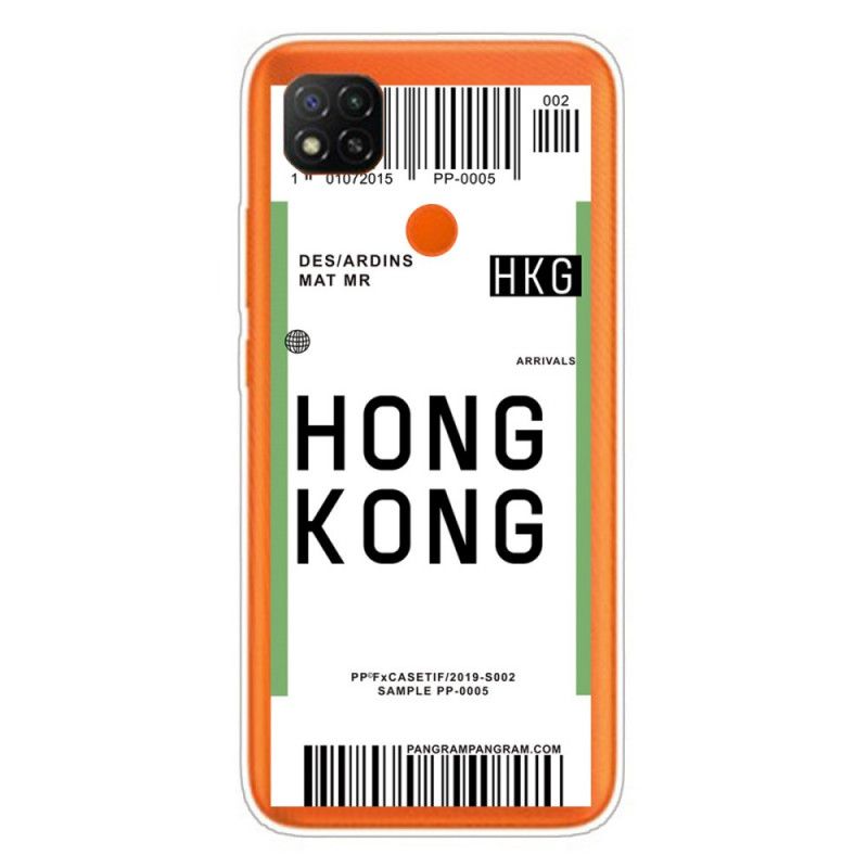 Deksel for Xiaomi Redmi 9C Ombordstigningskort Til Hong Kong