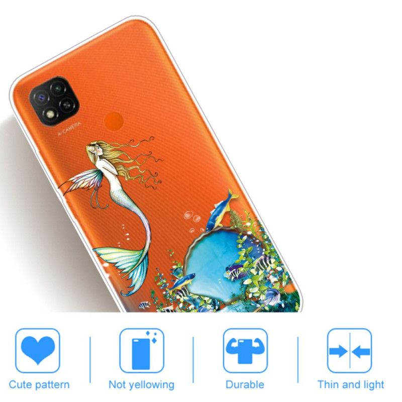 Deksel Xiaomi Redmi 9C Blå Sirene