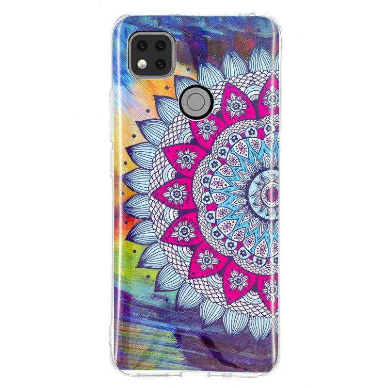 Deksel Xiaomi Redmi 9C Fluorescerende Mandala