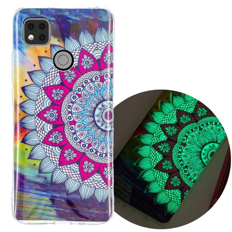 Deksel Xiaomi Redmi 9C Fluorescerende Mandala