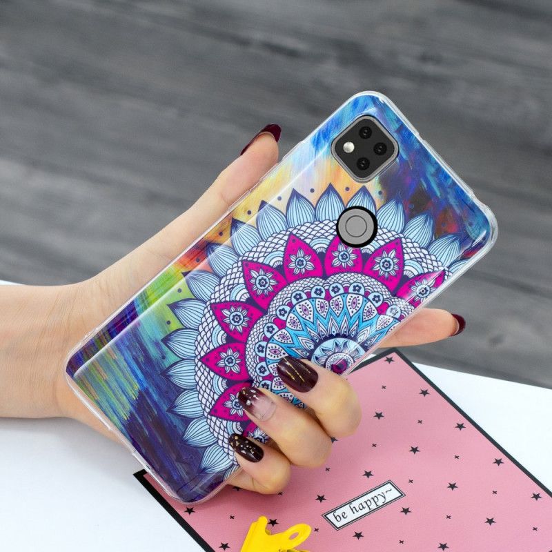 Deksel Xiaomi Redmi 9C Fluorescerende Mandala