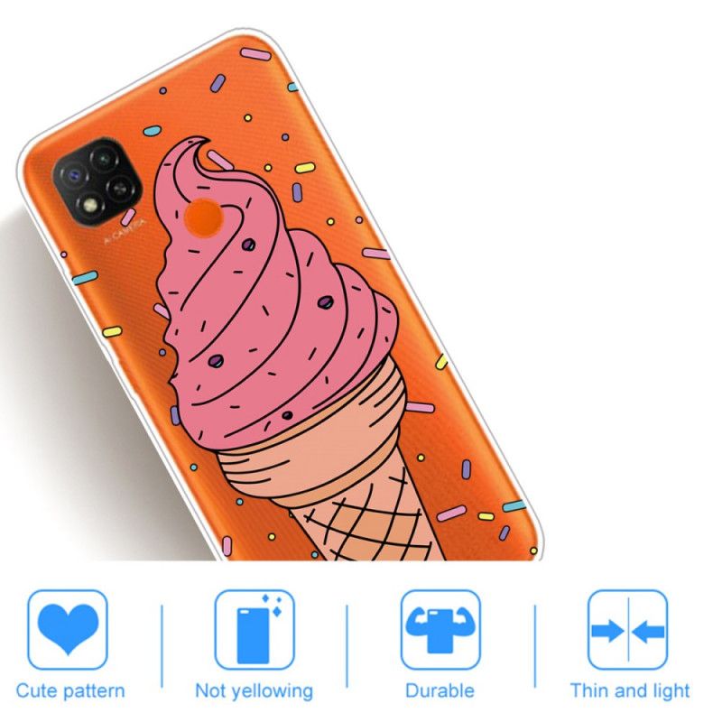 Deksel Xiaomi Redmi 9C Mobildeksel Iskrem