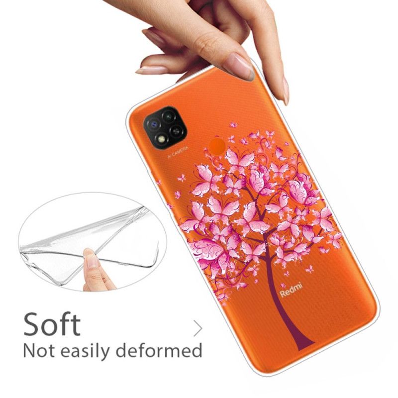 Deksel Xiaomi Redmi 9C Mobildeksel Rosa Tretopp