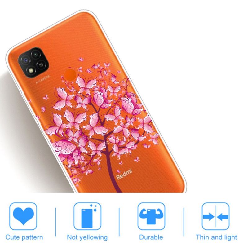 Deksel Xiaomi Redmi 9C Mobildeksel Rosa Tretopp