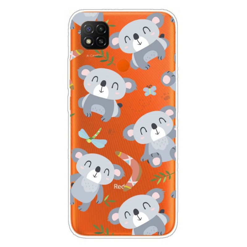 Deksel Xiaomi Redmi 9C Mobildeksel Søte Koalaer