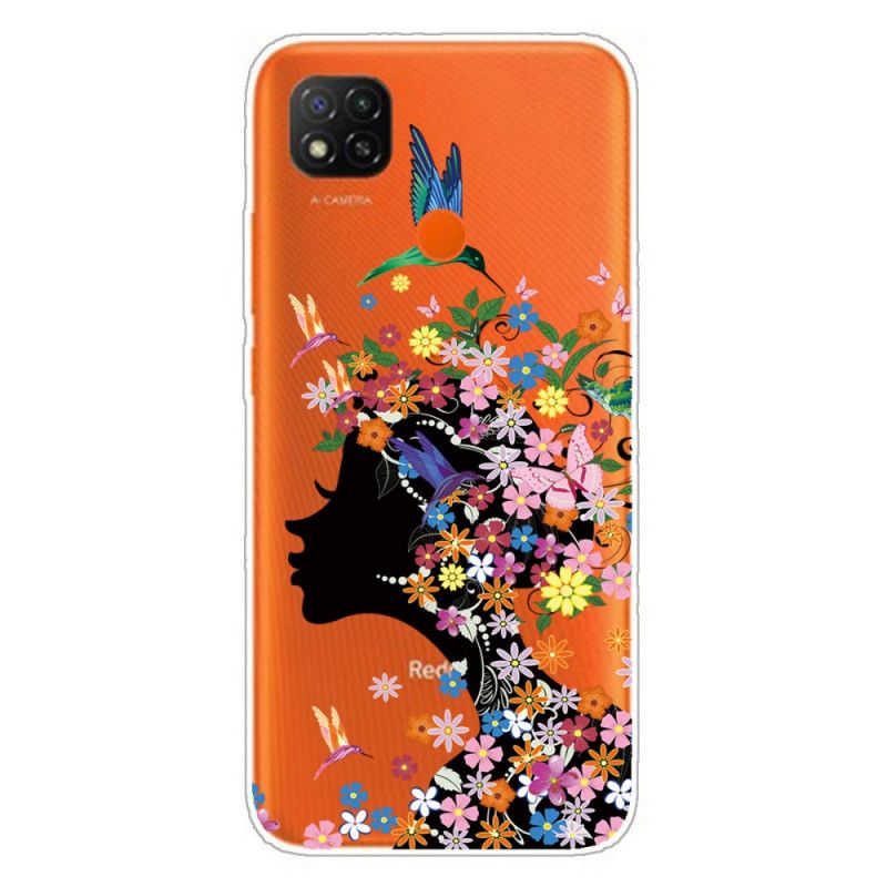 Deksel Xiaomi Redmi 9C Pent Blomsterhode