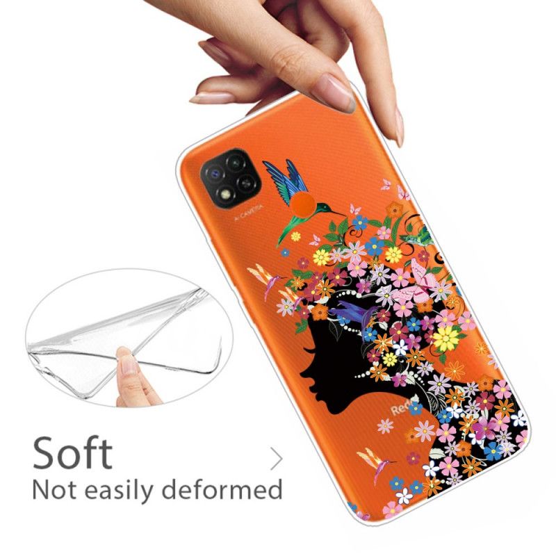 Deksel Xiaomi Redmi 9C Pent Blomsterhode