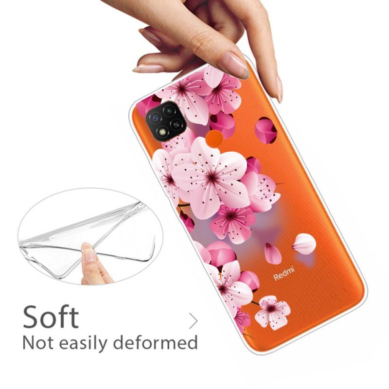 Deksel Xiaomi Redmi 9C Premium Blomster