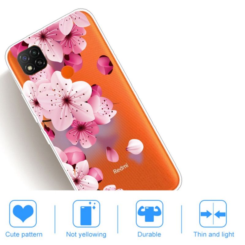 Deksel Xiaomi Redmi 9C Premium Blomster