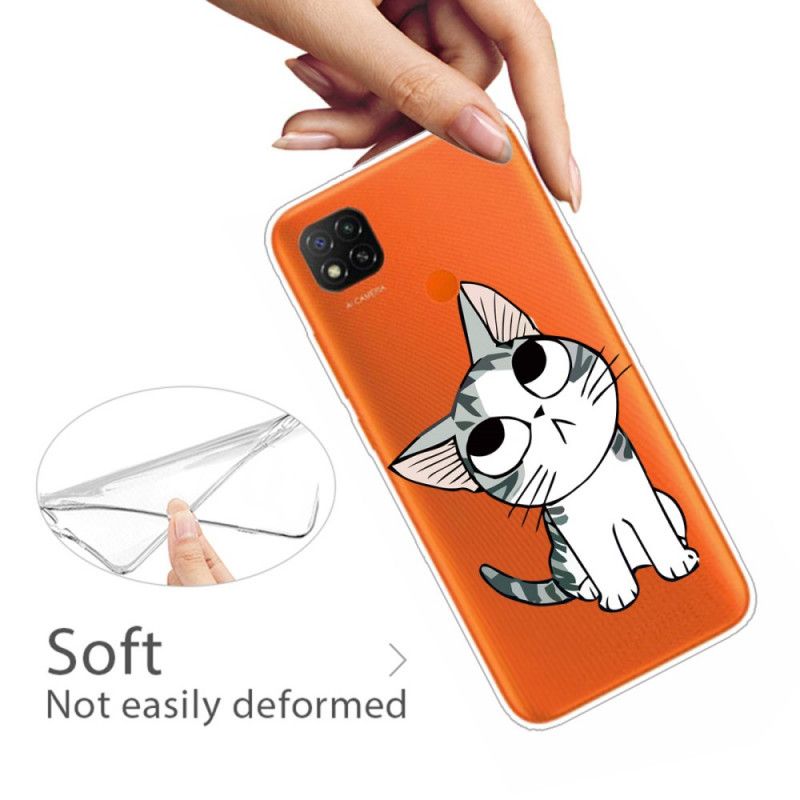 Deksel Xiaomi Redmi 9C Se På Kattene Anti-fall