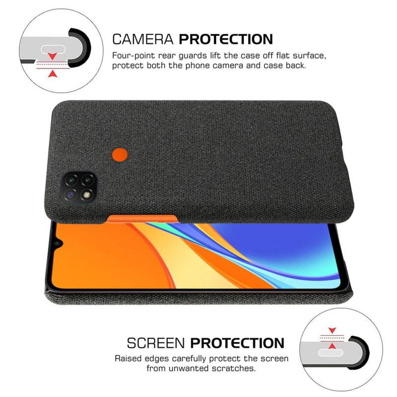 Deksel Xiaomi Redmi 9C Svart Ksq Elegant Stoff