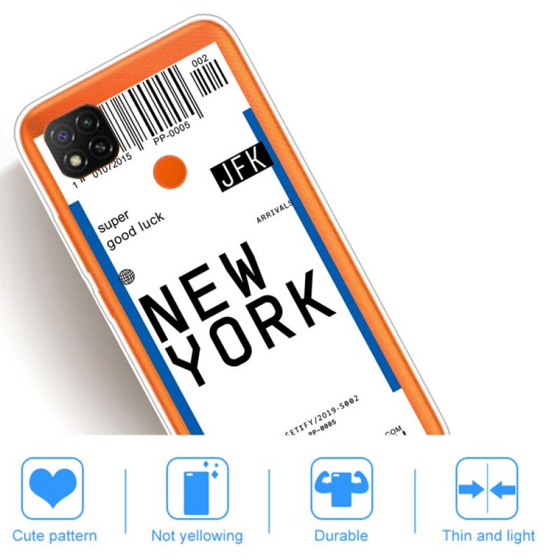 Deksel Xiaomi Redmi 9C Svart Pass Til New York