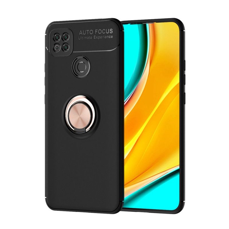 Deksel Xiaomi Redmi 9C Svart Roterende Ring