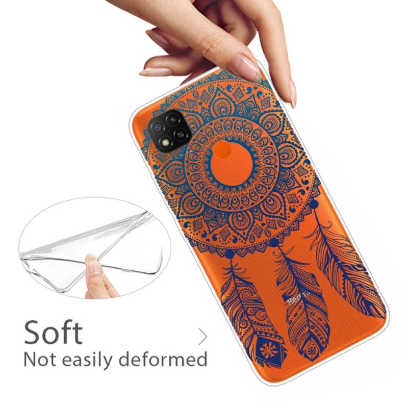 Deksel Xiaomi Redmi 9C Unik Blomstermandala