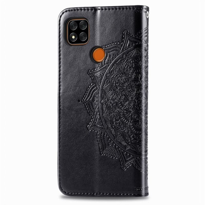 Folio Deksel for Xiaomi Redmi 9C Svart Middelaldermandala