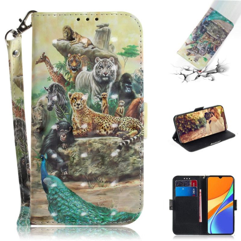 Folio Deksel for Xiaomi Redmi 9C Tanga Safaridyr