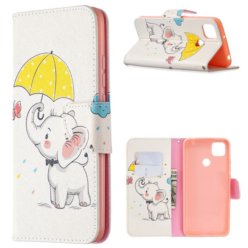 Folio Deksel Xiaomi Redmi 9C Baby Elefant