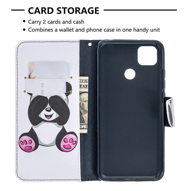 Folio Deksel Xiaomi Redmi 9C Morsom Panda