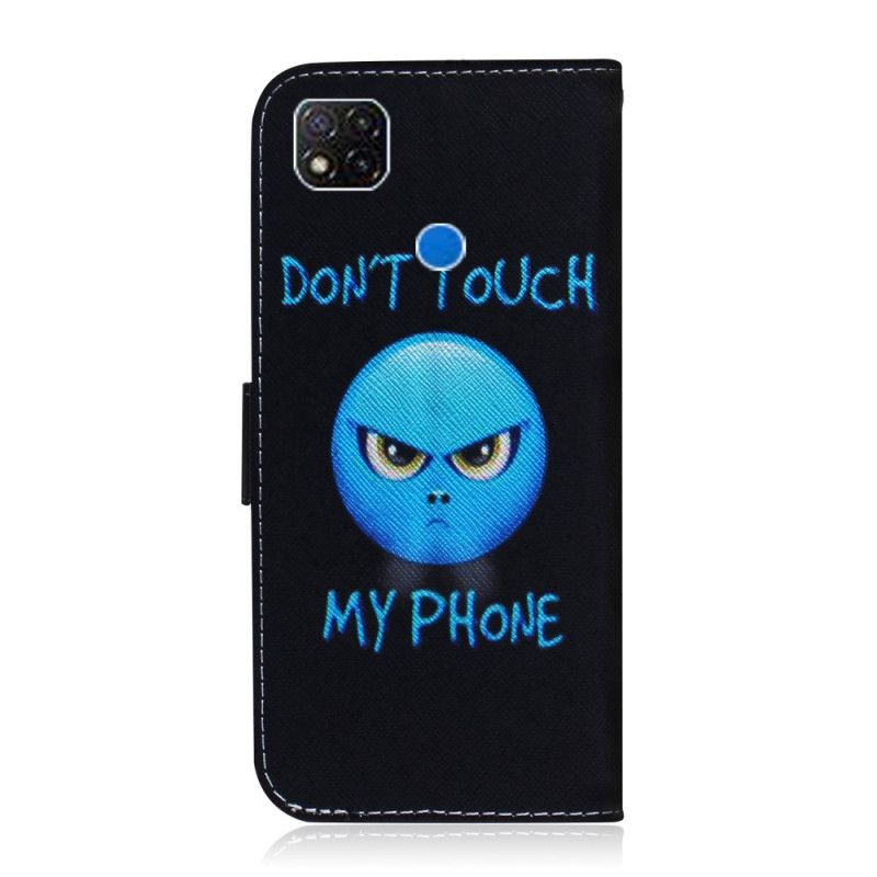 Lærdeksel Folio Deksel Xiaomi Redmi 9C Emoji-Telefon