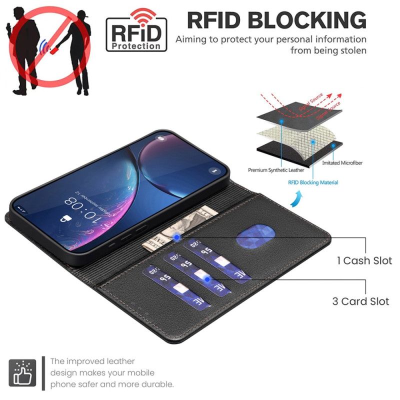 Folio Deksel Realme 12 Pro / 12 Pro Plus Binfen Farge Beskyttelse Deksel