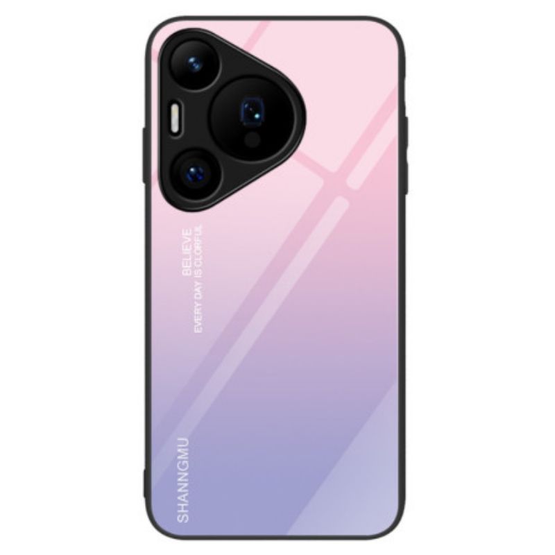 Deksel Huawei Pura 70 Gradient Rosa Lilla Beskyttelse Deksel