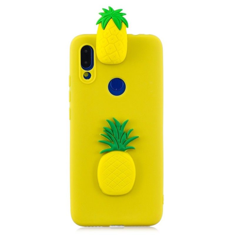 Deksel for Xiaomi Redmi Note 7 3D Ananas