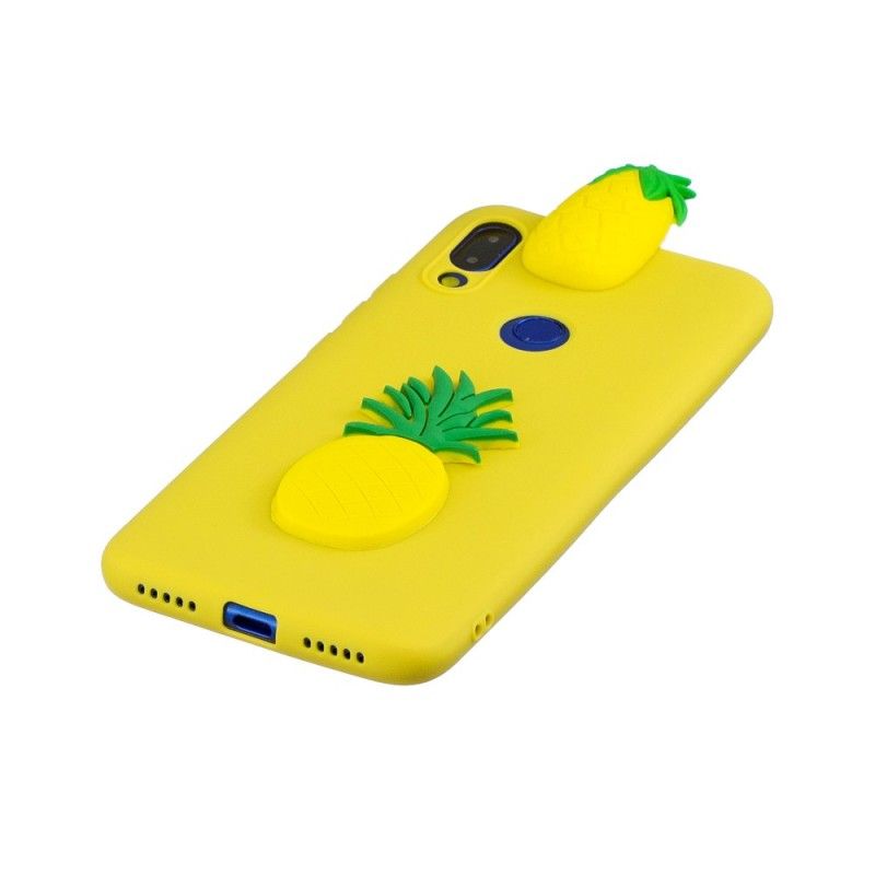 Deksel for Xiaomi Redmi Note 7 3D Ananas