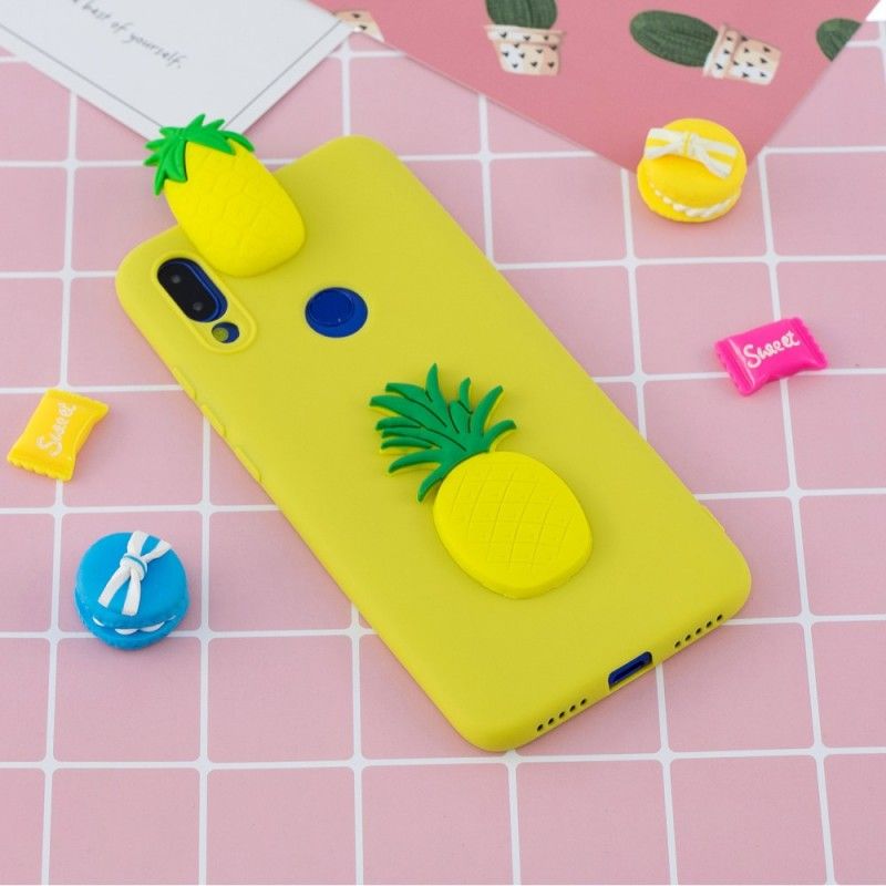 Deksel for Xiaomi Redmi Note 7 3D Ananas