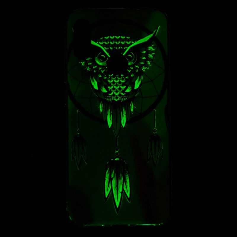 Deksel for Xiaomi Redmi Note 7 Drømmefanger Av Fluorescerende Ugle