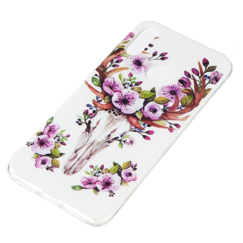 Deksel for Xiaomi Redmi Note 7 Fluorescerende Blomsterelg