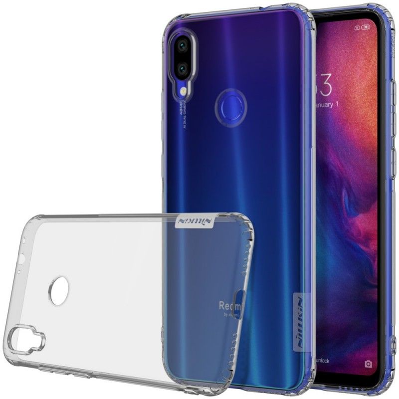 Deksel for Xiaomi Redmi Note 7 Grå Gjennomsiktig Nillkin