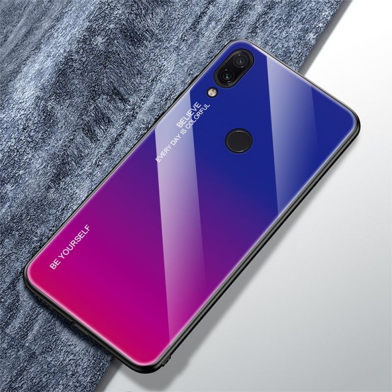 Deksel for Xiaomi Redmi Note 7 Mørk Blå Galvanisert Farge