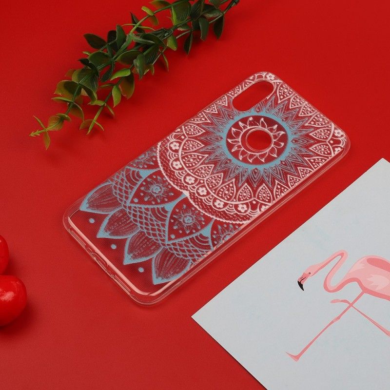 Deksel for Xiaomi Redmi Note 7 Rose Gjennomsiktig Fargerik Mandala