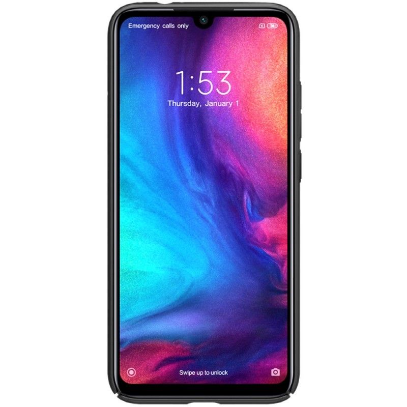 Deksel for Xiaomi Redmi Note 7 Svart Stiv Frostet Nillkin