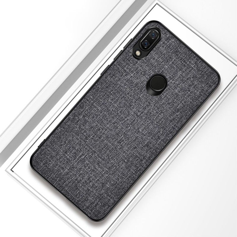 Deksel for Xiaomi Redmi Note 7 Svart Stofftekstur