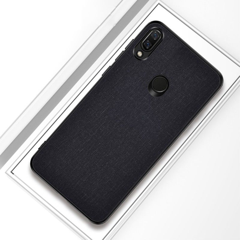 Deksel for Xiaomi Redmi Note 7 Svart Stofftekstur