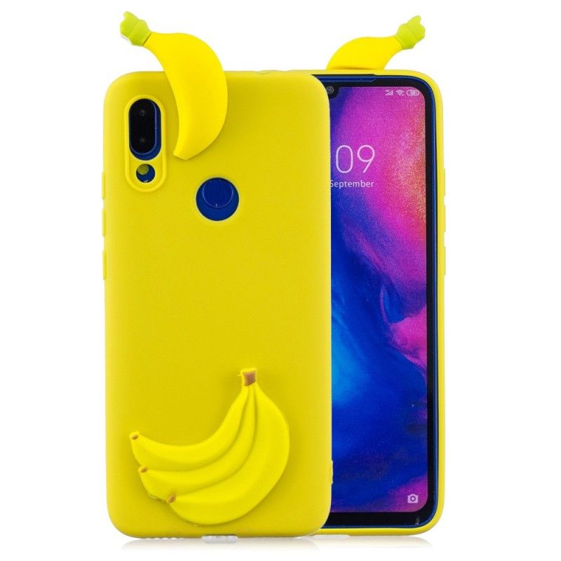 Deksel Xiaomi Redmi Note 7 3D Banan