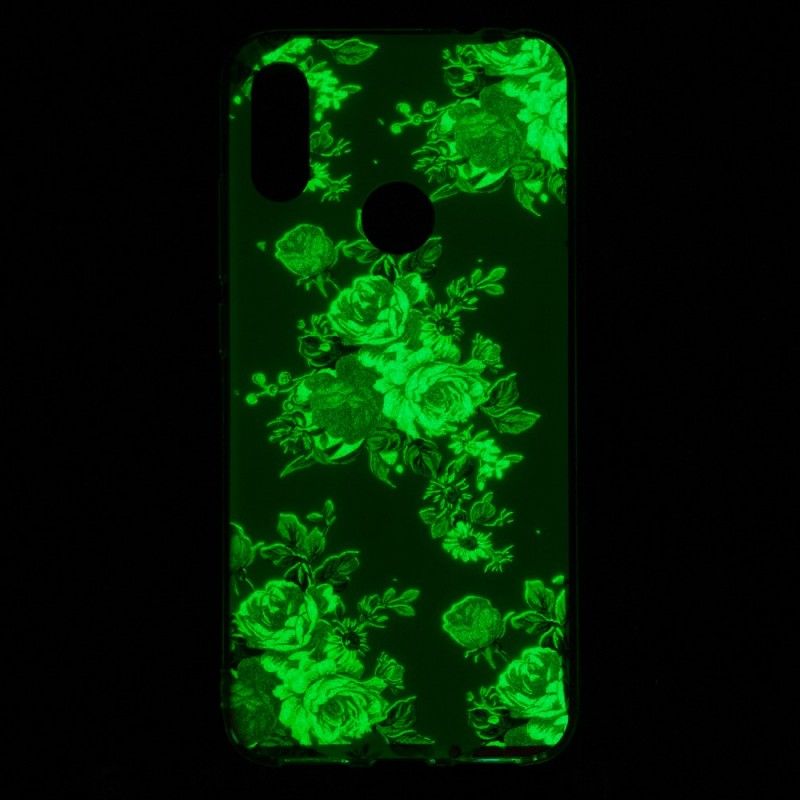 Deksel Xiaomi Redmi Note 7 Fluorescerende Frihetsblomster