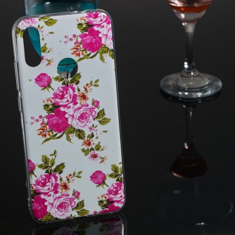 Deksel Xiaomi Redmi Note 7 Fluorescerende Frihetsblomster