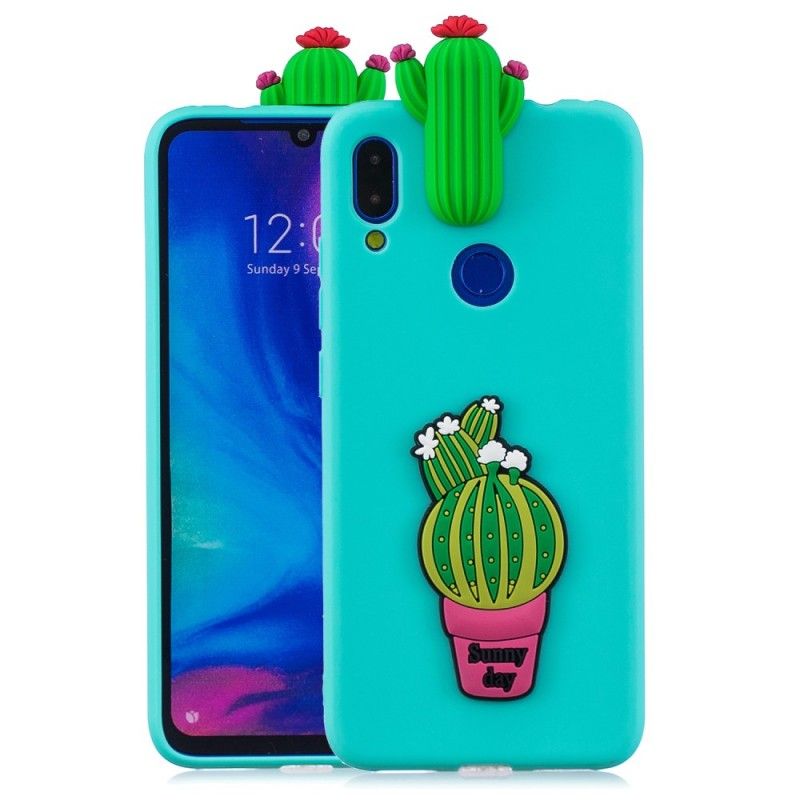 Deksel Xiaomi Redmi Note 7 Mobildeksel 3D Kaktus Galskap