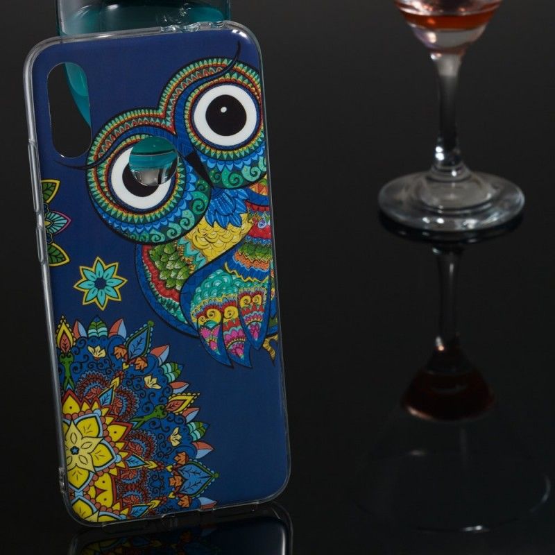 Deksel Xiaomi Redmi Note 7 Mobildeksel Fluorescerende Mandalaugle