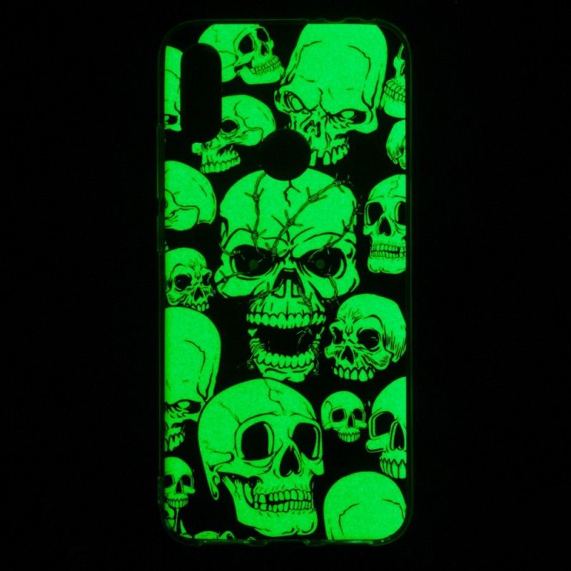 Deksel Xiaomi Redmi Note 7 Oppmerksomhet Fluorescerende Hodeskaller Beskyttelse