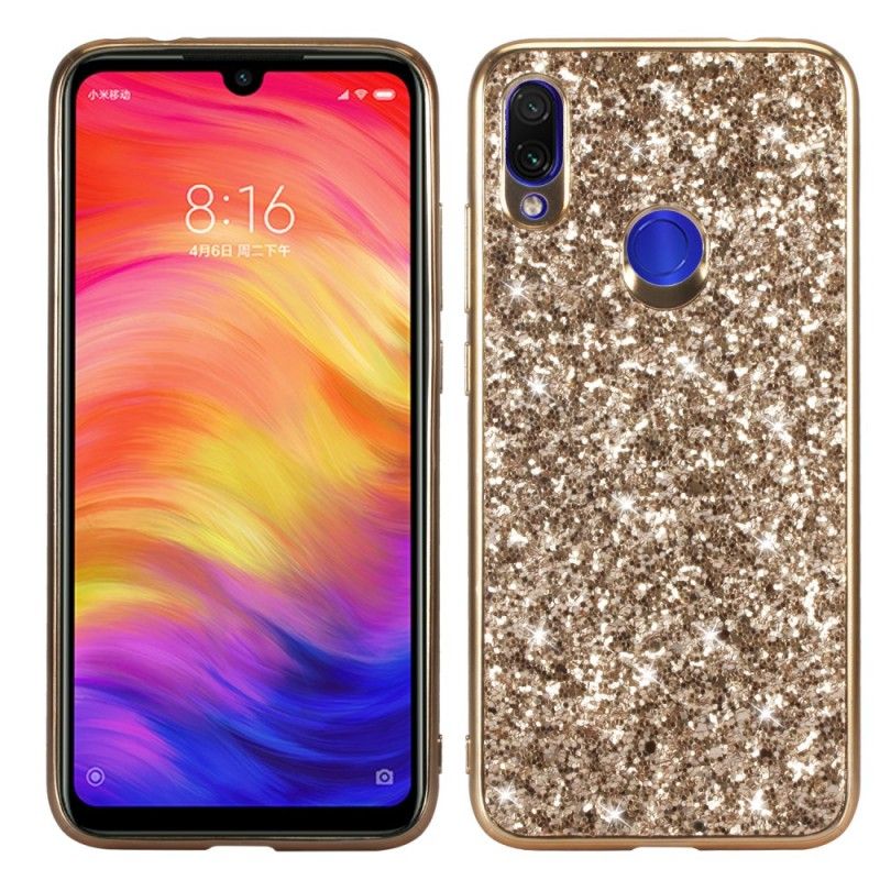 Deksel Xiaomi Redmi Note 7 Rød Jeg Er Glitter