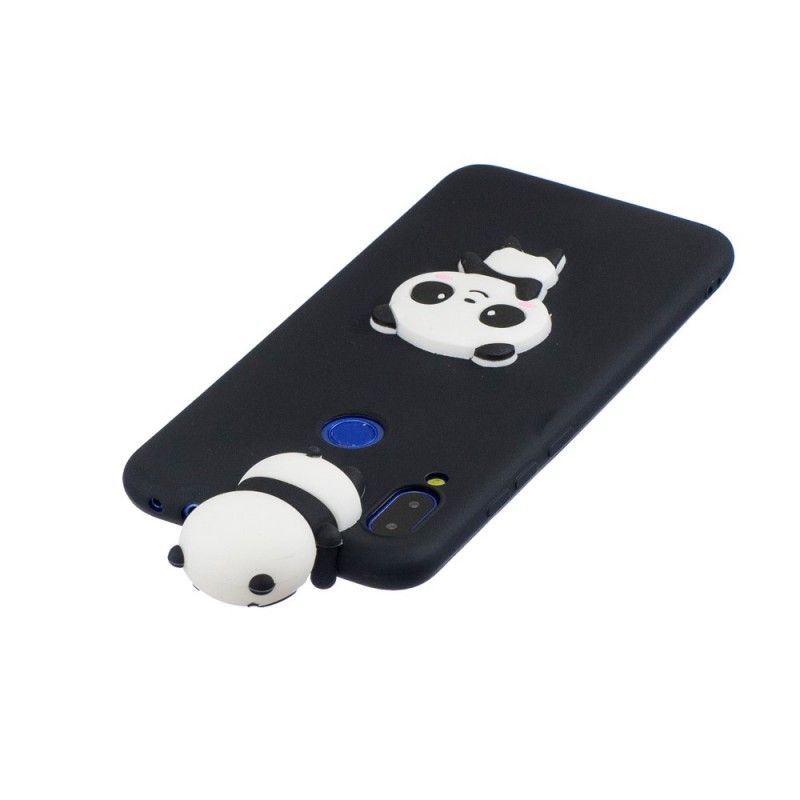 Deksel Xiaomi Redmi Note 7 Svart 3D Min Panda Anti-fall