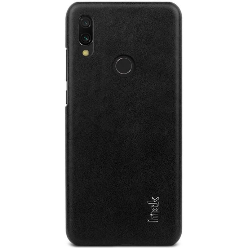 Deksel Xiaomi Redmi Note 7 Svart Mobildeksel Imak Ruiyi Serie Skinneffekt