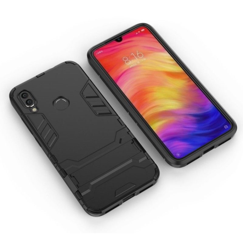 Deksel Xiaomi Redmi Note 7 Svart Mobildeksel Ultrabestandig