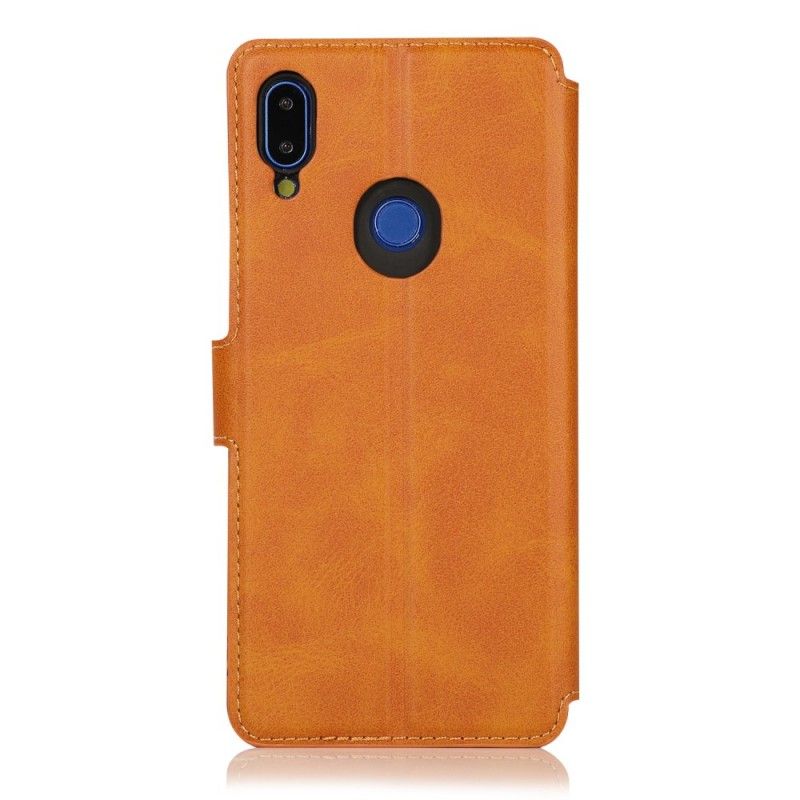 Folio Deksel for Xiaomi Redmi Note 7 Svart Ekstrem Skinneffekt