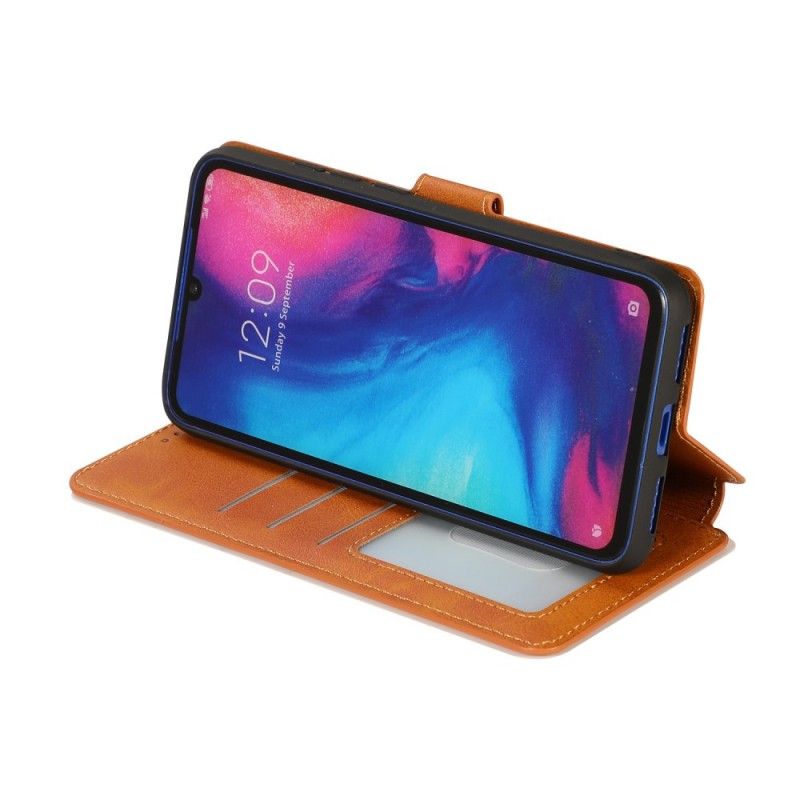 Folio Deksel for Xiaomi Redmi Note 7 Svart Ekstrem Skinneffekt