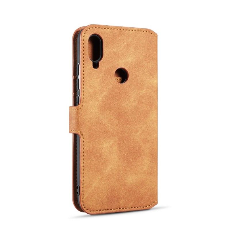 Folio Deksel for Xiaomi Redmi Note 7 Svart Retro Dg.Ming